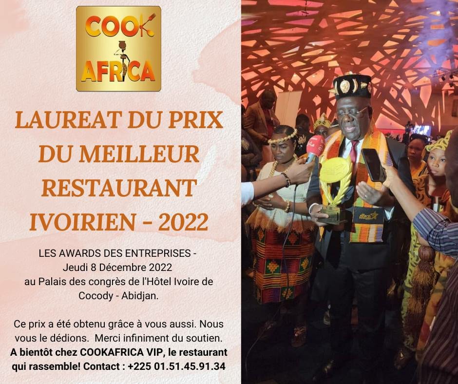 COOKAFRICA VIP | MEILLEUR RESTAURANT IVOIRIEN | MEILLEUR RESTAURANT AFRICAIN